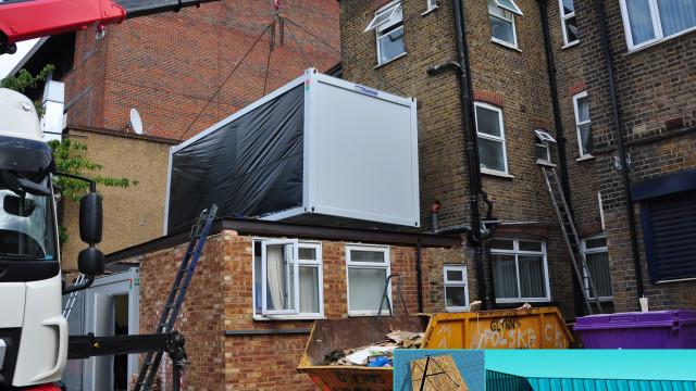 modular extensions - 3 storey extension