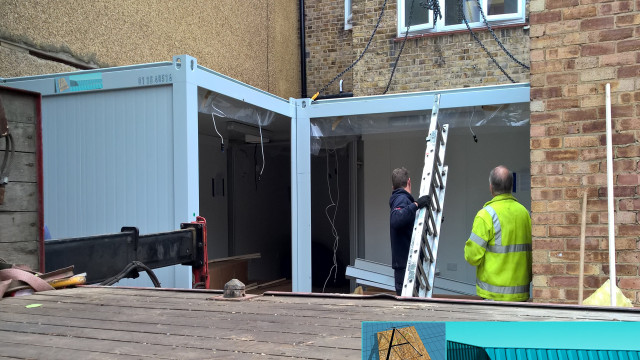 modular extensions - 3 storey extension3